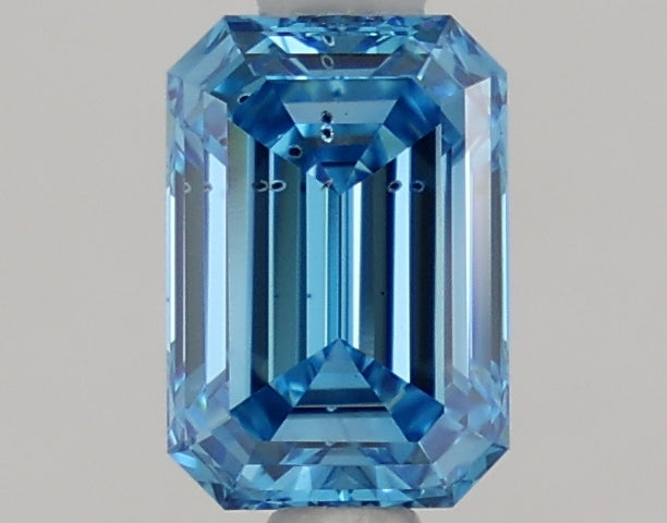 DovEggs 1.110ct Emerald F.V.Blue SI1-LAB GROWN DIAMOND-LHQ40A117
