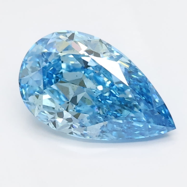 DovEggs 1.040ct Pear F.V.Blue SI1-LAB GROWN DIAMOND-LGS411161