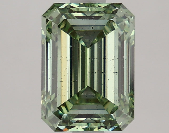 DovEggs 2.140ct Emerald F.V.Green I1-LAB GROWN DIAMOND-LEP185A9