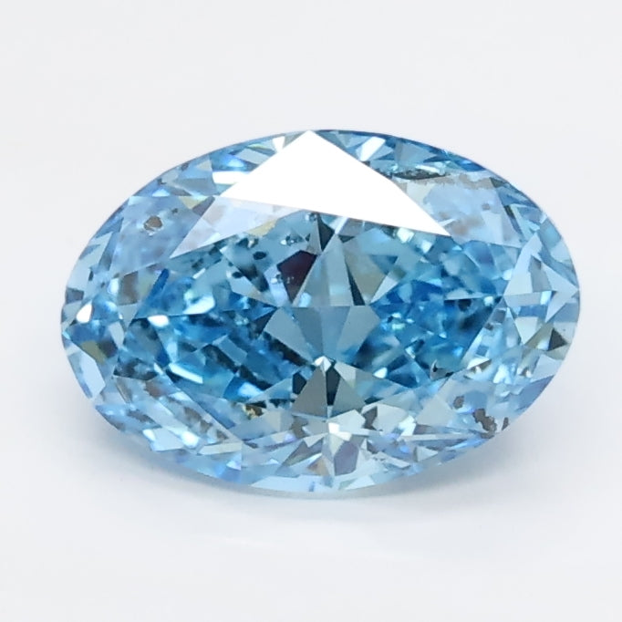 DovEggs 1.040ct Oval F.V.Blue I1-LAB GROWN DIAMOND-LGS411191