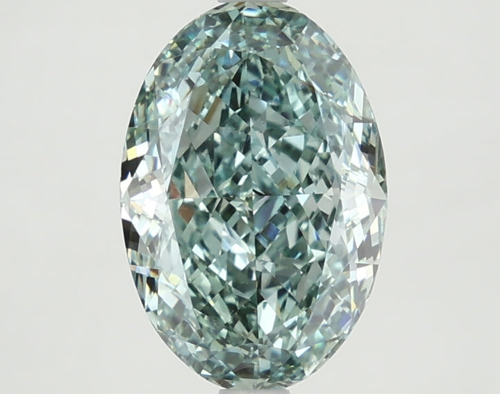 DovEggs 2.600ct Oval F.V.Bl.Green VS1-LAB GROWN DIAMOND-LFE95A48