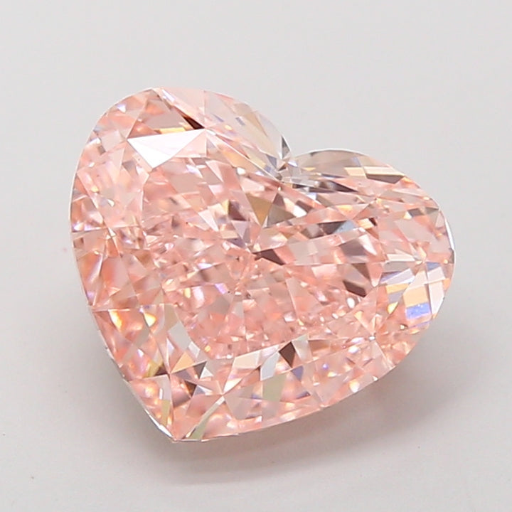 DovEggs 5.02ct heart fancy vivid pink VS1-LAB GROWN DIAMOND-K27213