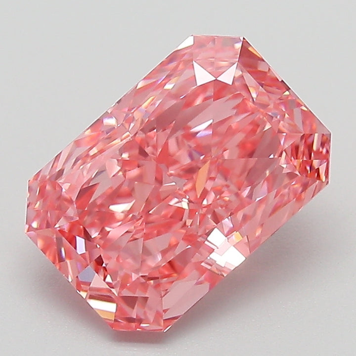 DovEggs 3.05ct radiant fancy vivid pink VVS2-LAB GROWN DIAMOND-EVD823624216