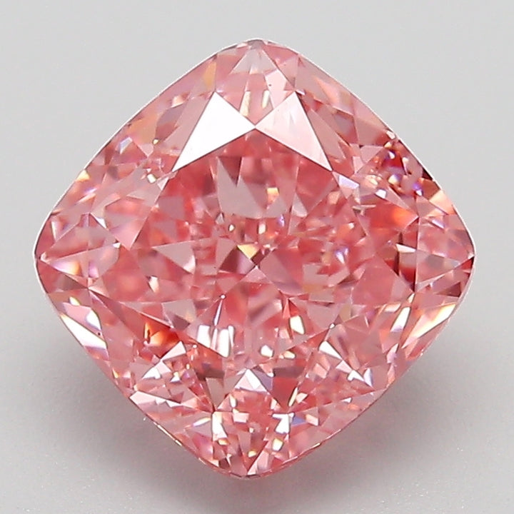 DovEggs 3.20ct cushion fancy vivid pink VS1-LAB GROWN DIAMOND-EVD826674471