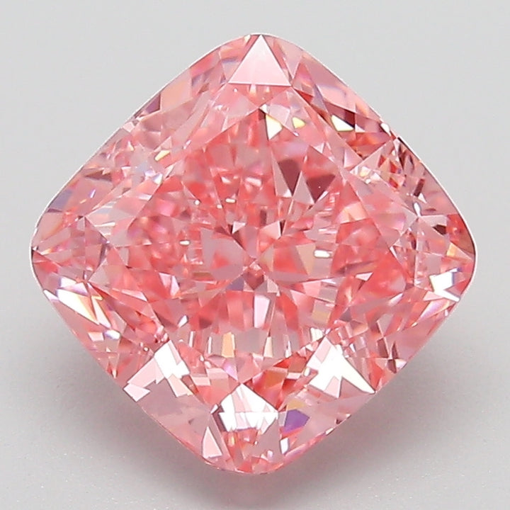 DovEggs 3.06ct cushion fancy vivid pink VVS2-LAB GROWN DIAMOND-EVD823624215