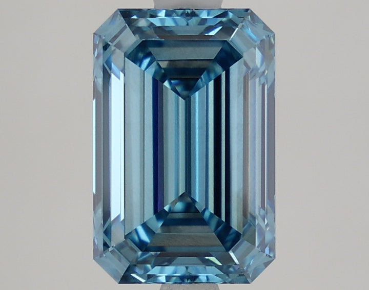 DovEggs 2.890ct Emerald F.V.Blue VVS1-LAB GROWN DIAMOND-LLA182A1