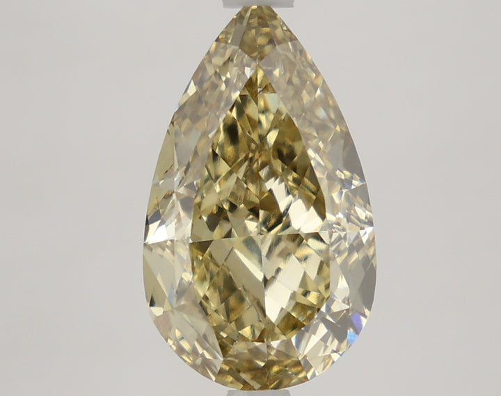 DovEggs 4.190ct Pear F.V.Yellow VS1-LAB GROWN DIAMOND-LKJ04A16