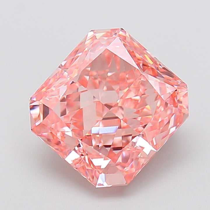 DovEggs 5.01ct radiant fancy vivid pink VS1-LAB GROWN DIAMOND-EVD803614430
