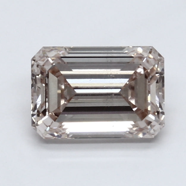 DovEggs 1.500ct Emerald F.L.Brow.Pink SI1-LAB GROWN DIAMOND-LGS306184