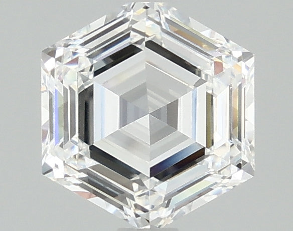 DovEggs 1.450ct Hexagonal D VVS1-LAB GROWN DIAMOND-LQK43D15