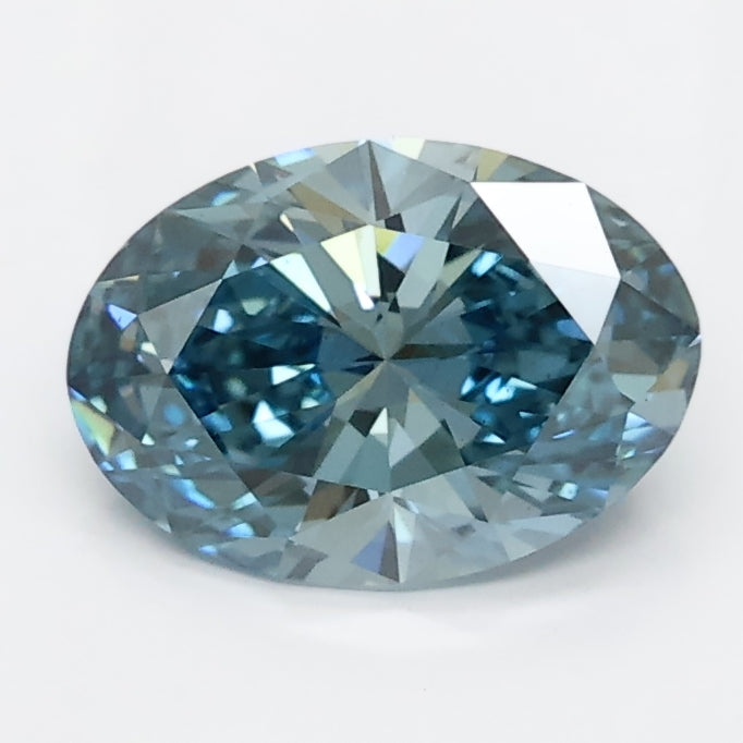 DovEggs 1.010ct Oval Blue VS1-LAB GROWN DIAMOND-LGS410460
