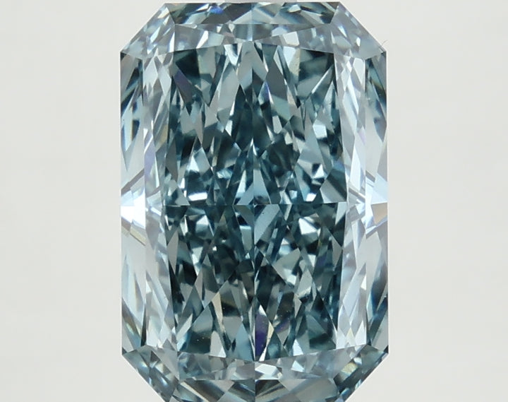 DovEggs 3.810ct Radiant F.V.Gree.Blue VS1-LAB GROWN DIAMOND-LEF108A6