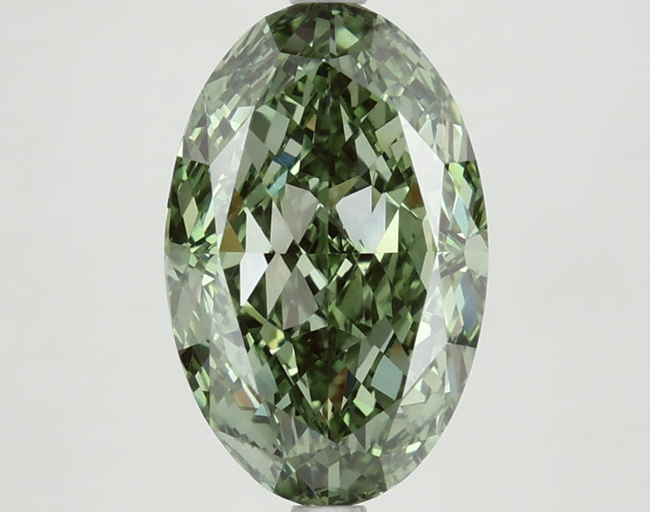 DovEggs 4.070ct Oval F.V.Green VVS2-LAB GROWN DIAMOND-LFE96A14