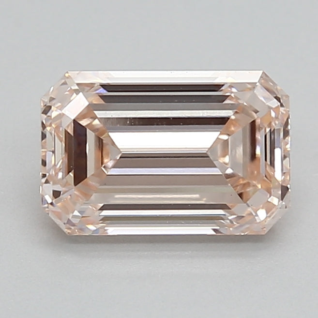 DovEggs 1.030ct Emerald F.Brow.Pink VS1-LAB GROWN DIAMOND-LKP81A60