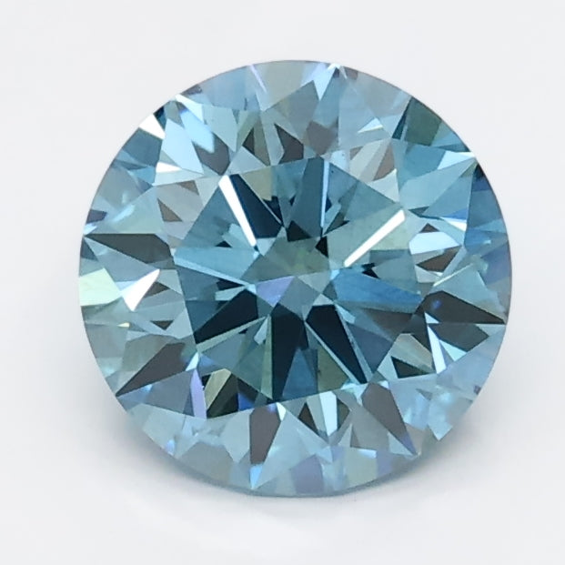 DovEggs 1.120ct Round F.V.Blue VS2-LAB GROWN DIAMOND-LGS411198