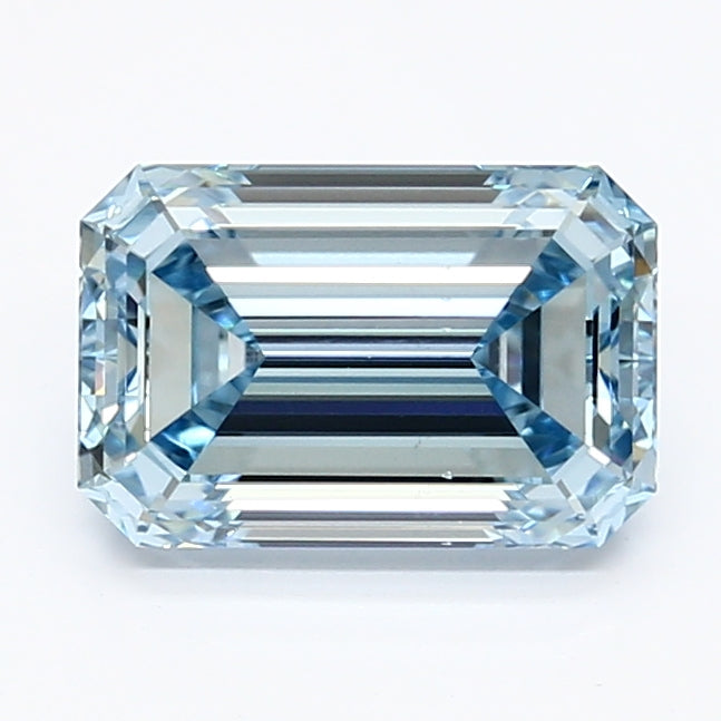 DovEggs 1.570ct Emerald F.I.Blue VS2-LAB GROWN DIAMOND-LET95J1