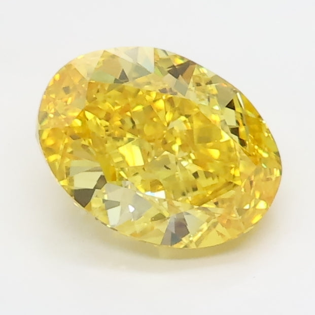 DovEggs 1.000ct Oval Yellow VS2-LAB GROWN DIAMOND-LGS411208