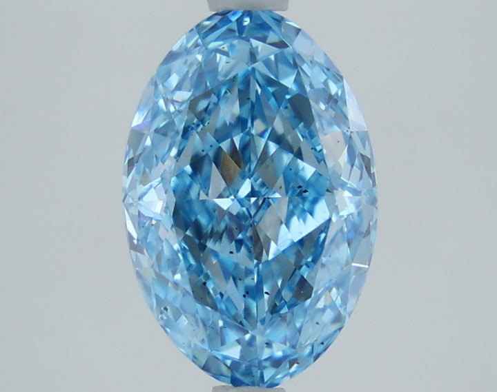 DovEggs 2.400ct Oval F.V.Blue SI1-LAB GROWN DIAMOND-LHC20A5