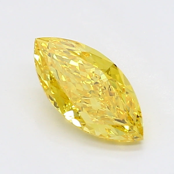 DovEggs 0.420ct Marquise F.V.Yellow VS1-LAB GROWN DIAMOND-LSJ03F15