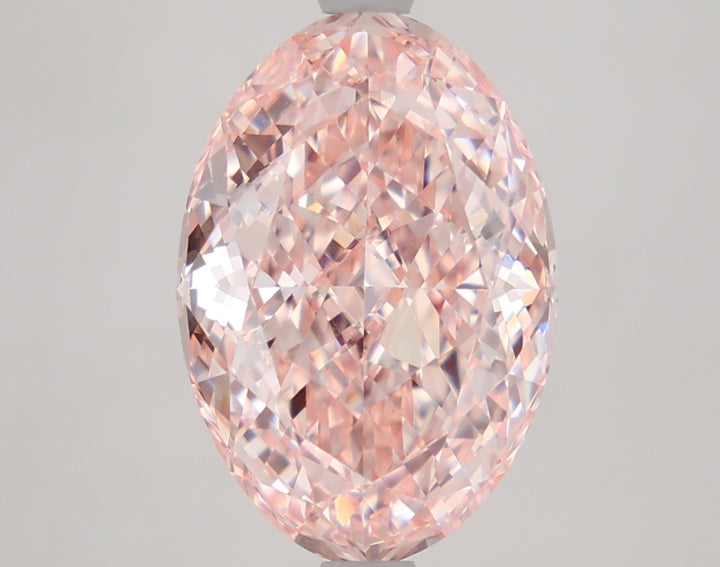 DovEggs 4.110ct Oval F.V.Pink VVS2-LAB GROWN DIAMOND-LKP53A7