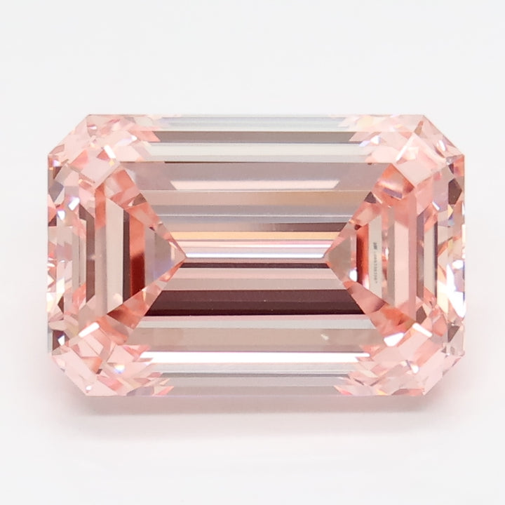 DovEggs 5.210ct Emerald F.I.Pink VS1-LAB GROWN DIAMOND-LSS0116