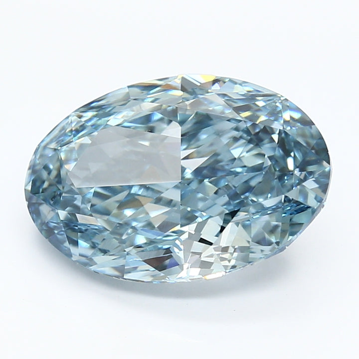 DovEggs 5.480ct Oval F.V.Blue VS1-LAB GROWN DIAMOND-LHG30JH1