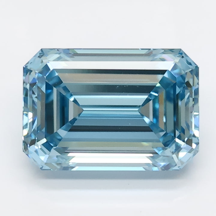 DovEggs 2.410ct Emerald F.V.Blue VS1-LAB GROWN DIAMOND-LGS410505