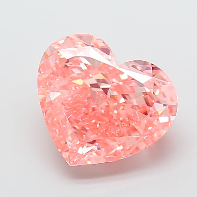 DovEggs 5.02ct heart fancy vivid pink VS1-LAB GROWN DIAMOND-K27220