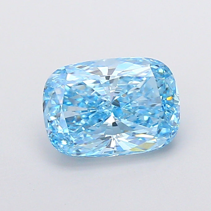 DovEggs 2.51ct cushion fancy vivid blue VVS2-LAB GROWN DIAMOND-K27155