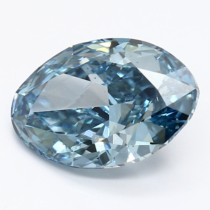 DovEggs 2.970ct Oval F.V.Blue VS1-LAB GROWN DIAMOND-LES23B1