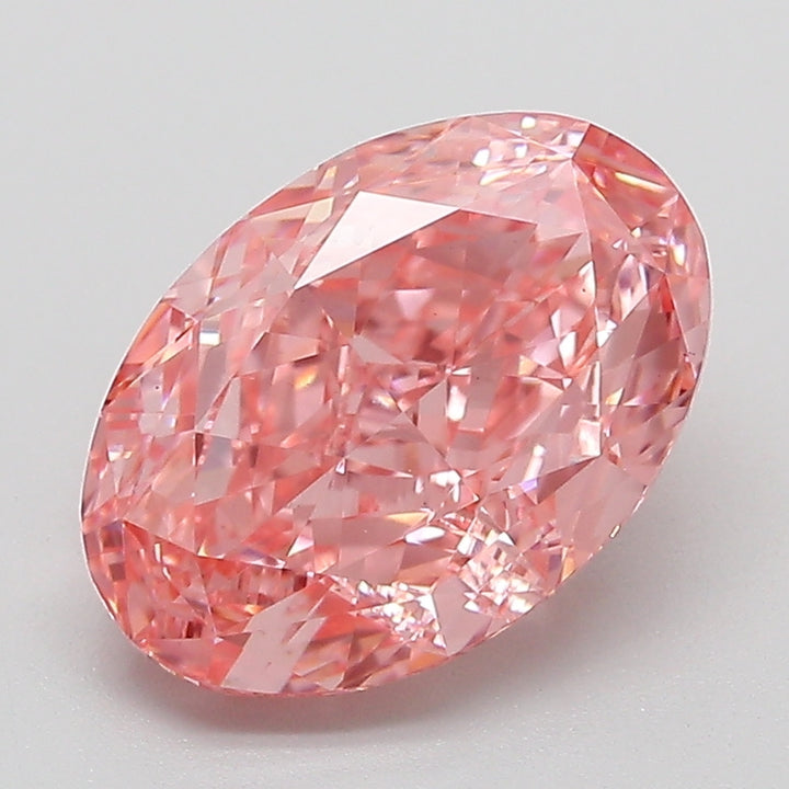 DovEggs 3.07ct oval fancy vivid pink VS1-LAB GROWN DIAMOND-EVD821674344