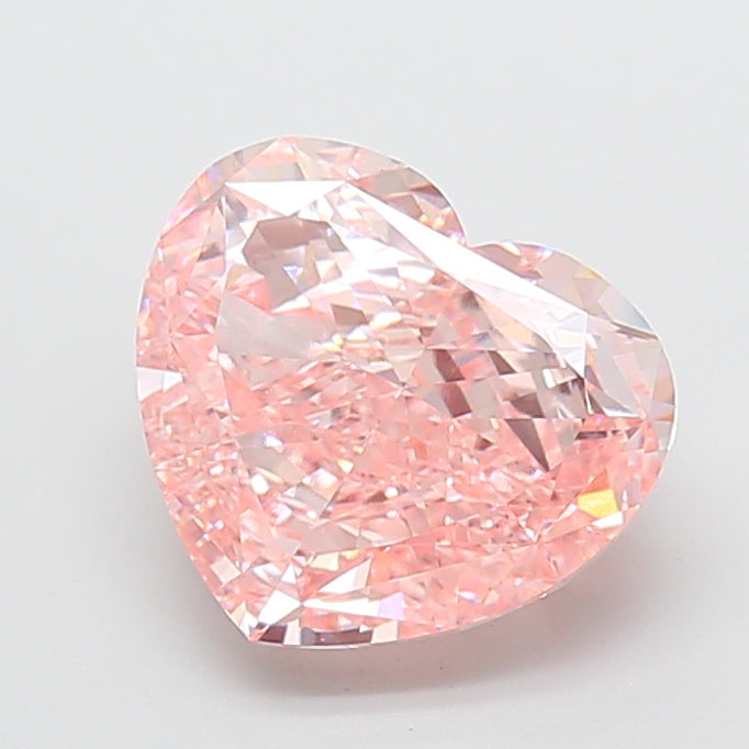 DovEggs 5.00ct heart fancy vivid pink VS1-LAB GROWN DIAMOND-K27206