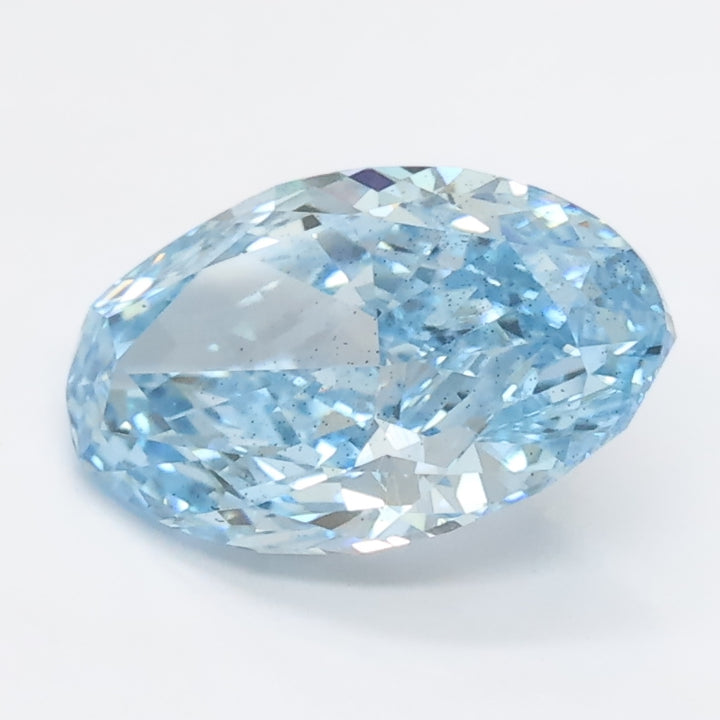 DovEggs 1.560ct Oval F.V.Blue SI1-LAB GROWN DIAMOND-LGS411189