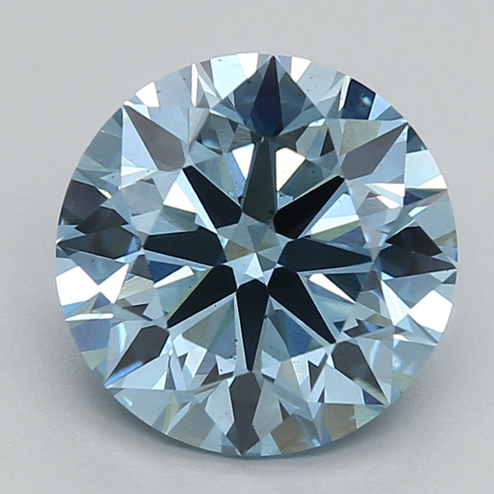 DovEggs 2.070ct Round F.V.Blue VS2-LAB GROWN DIAMOND-LAE102A37