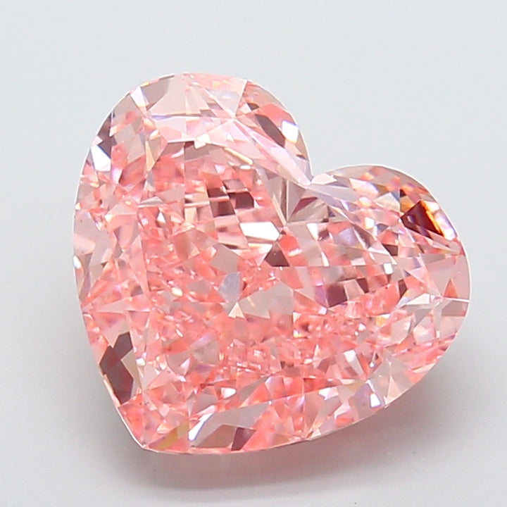 DovEggs 10.04ct heart fancy vivid pink VS1-LAB GROWN DIAMOND-K27216