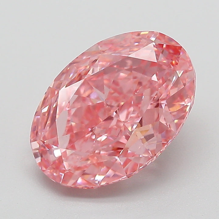 DovEggs 3.15ct oval fancy vivid pink VVS2-LAB GROWN DIAMOND-EVD825680869
