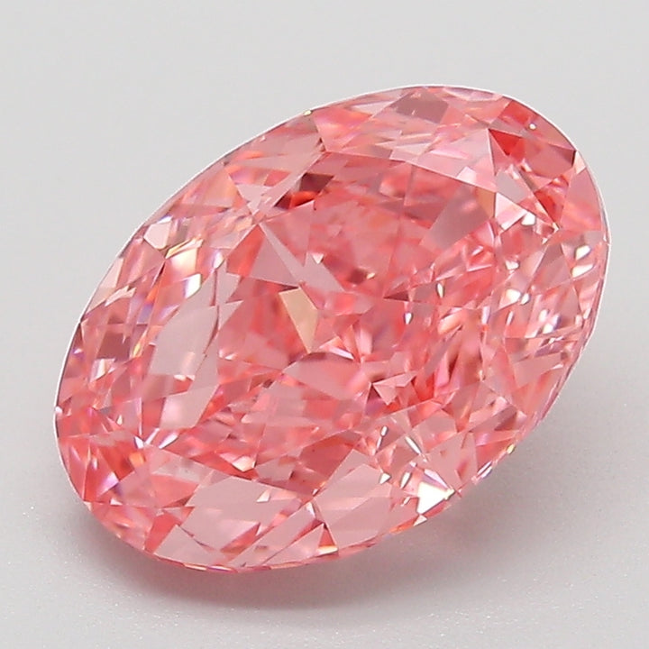 DovEggs 3.03ct oval fancy vivid pink VVS2-LAB GROWN DIAMOND-EVD822608734