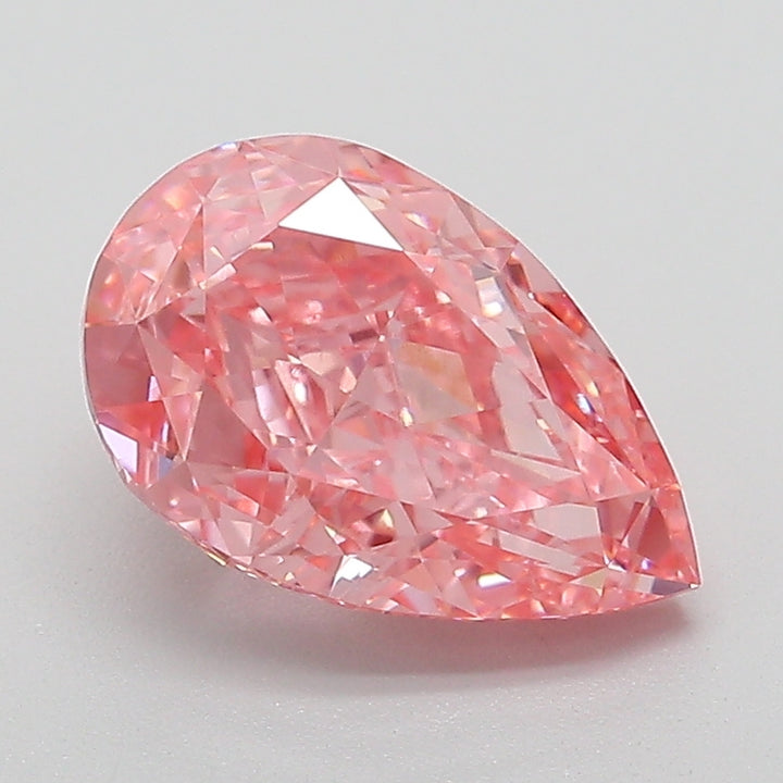 DovEggs 2.08ct pear fancy vivid pink VVS2-LAB GROWN DIAMOND-EVD825629819