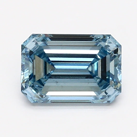 DovEggs 1.140ct Emerald F.I.Blue VS2-LAB GROWN DIAMOND-LET96I13