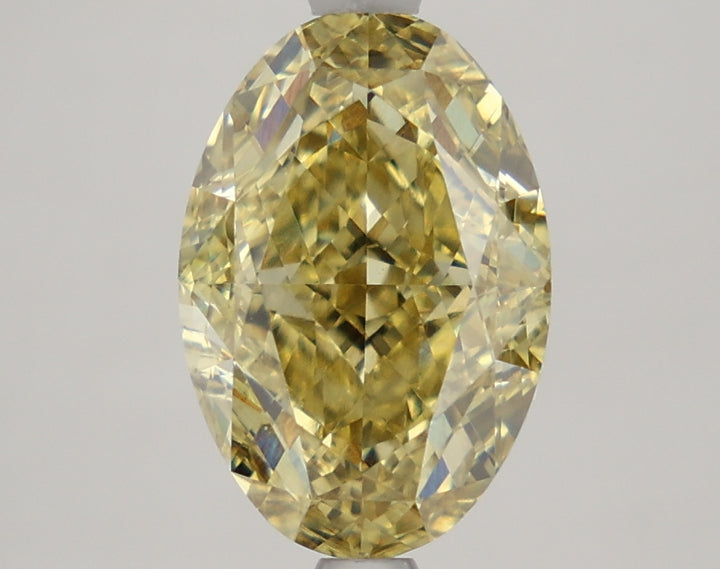 DovEggs 3.720ct Oval F.I.Yellow VVS2-LAB GROWN DIAMOND-LKJ01A3