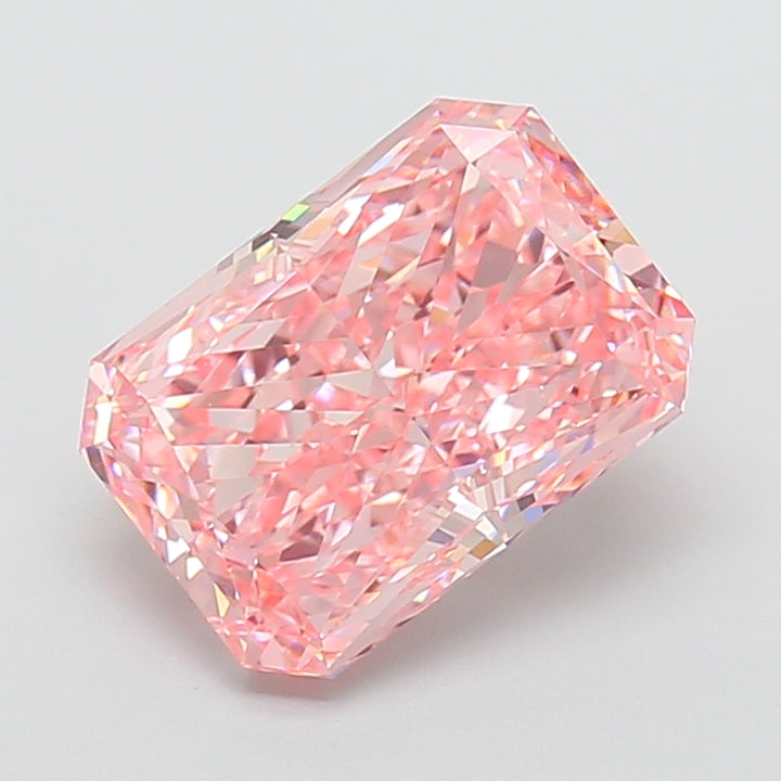 DovEggs 5.09ct radiant fancy vivid pink VS1-LAB GROWN DIAMOND-EVD828663273