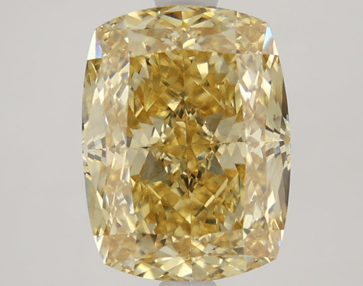 DovEggs 4.190ct Cushion F.I.Yellow VS1-LAB GROWN DIAMOND-LKJ03A2