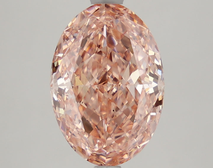 DovEggs 3.150ct Oval F.V.Pink VS2-LAB GROWN DIAMOND-LEF92A9