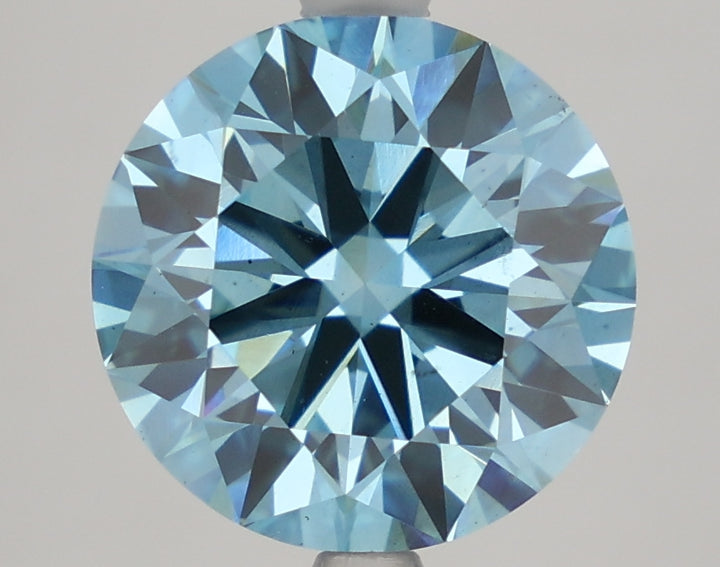 DovEggs 4.040ct Round F.V.Blue VS2-LAB GROWN DIAMOND-LAE97A8
