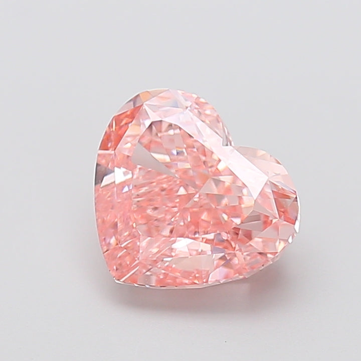 DovEggs 3.05ct heart fancy vivid pink VS1-LAB GROWN DIAMOND-K27240