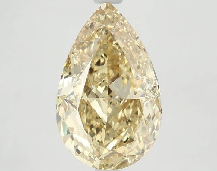 DovEggs 4.010ct Pear F.I.Yellow VS1-LAB GROWN DIAMOND-LKJ12A21