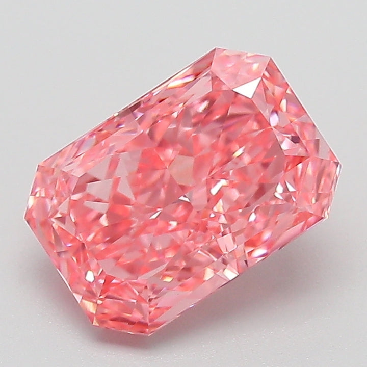 DovEggs 2.04ct radiant fancy vivid pink VVS2-LAB GROWN DIAMOND-EVD825630011