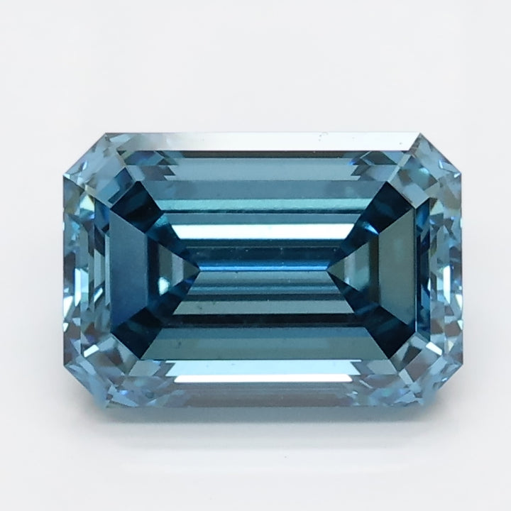 DovEggs 1.680ct Emerald F.V.Blue VS2-LAB GROWN DIAMOND-LGS410472