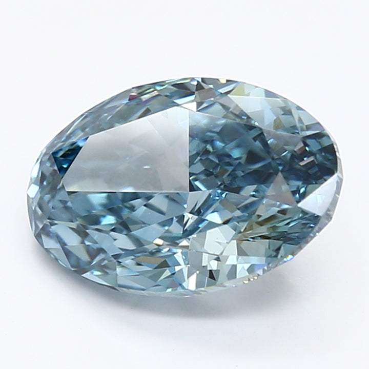 DovEggs 2.610ct Oval F.V.Blue VS1-LAB GROWN DIAMOND-LET84F1