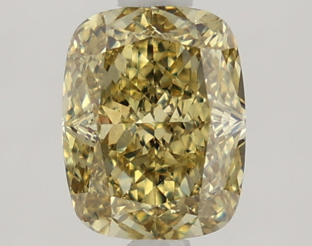 DovEggs 1.580ct Cushion F.V.Yellow VS1-LAB GROWN DIAMOND-LKJ01A5